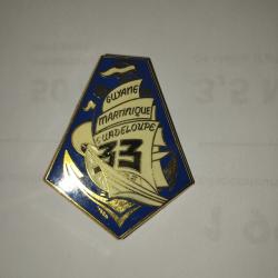 Insigne régimentaire 33eme infanterie de marine
