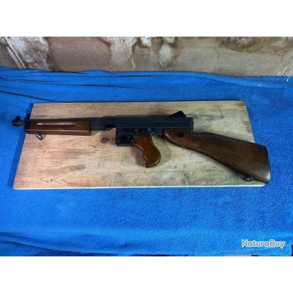 Thompson M1A1 GBB — version bois & métal — réplique reconditionnée, réaliste & historique