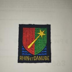 Insigne d épaule ancien armée Rhin et danube