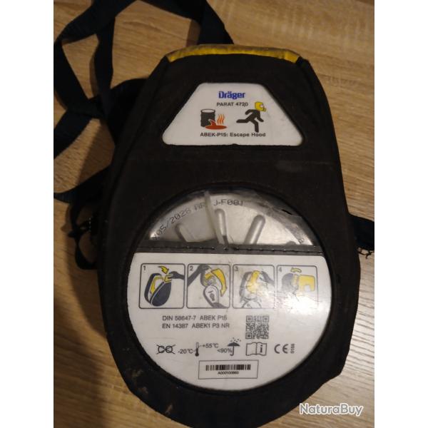 Draeger Cagoule d'vacuation filtrante Parat 4720