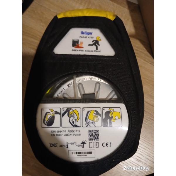 Offre Draeger Cagoule d'vacuation filtrante Parat 4720