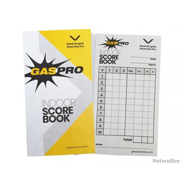 GAS PRO - Carnet de Scores Indoor