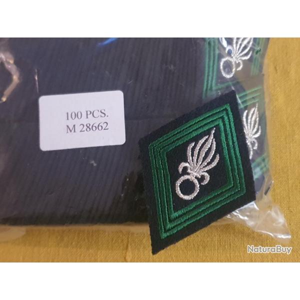 Poché de 100 losanges 45 Légion Étrangère REC ancien lot maître tailleur