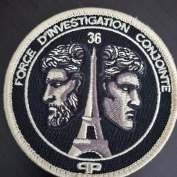 Lot d'écussons Force d'investigation conjointe