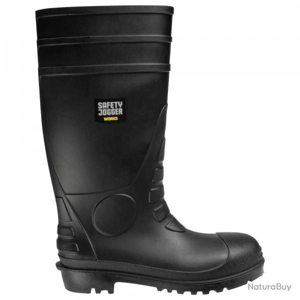 Bottes scurit Hercules S5 noires PVC embout acier 43