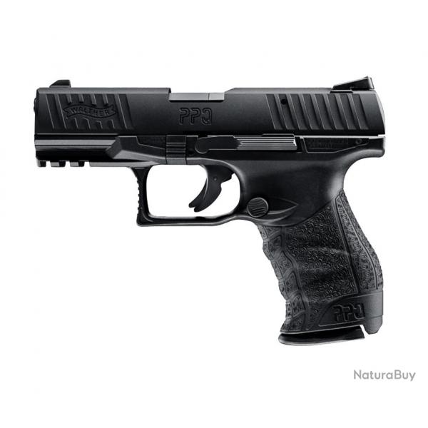 PISTOLET PIST PPQ M2 WALTHER 4'' CAL 22LR, 12 COUPS - BLACK