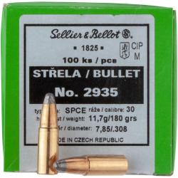 .308 (7,62mm) 11,7g/180grs. SPCE (Calibre: .308 (7,62 mm))