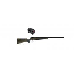Pack Carabine réarmement linéaire BLASER R8 Professional 2.0 silence noire olive cal.8.5x55 + RD20
