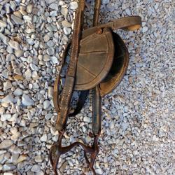 Rare cuir et mors artillerie WW1 14-18