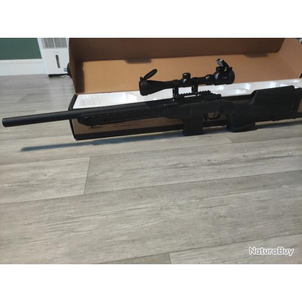 Sniper AAC T10 BK en HPA avec lunettes