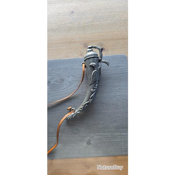 Corne  poudre allemande  culasse mobile, XVIe sicle