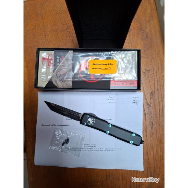 Couteau microtech ultratech T/E tactical partial serrated 123-2T