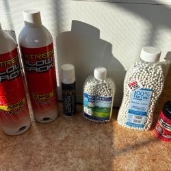 Billes airsoft BB 6mm et accessoires