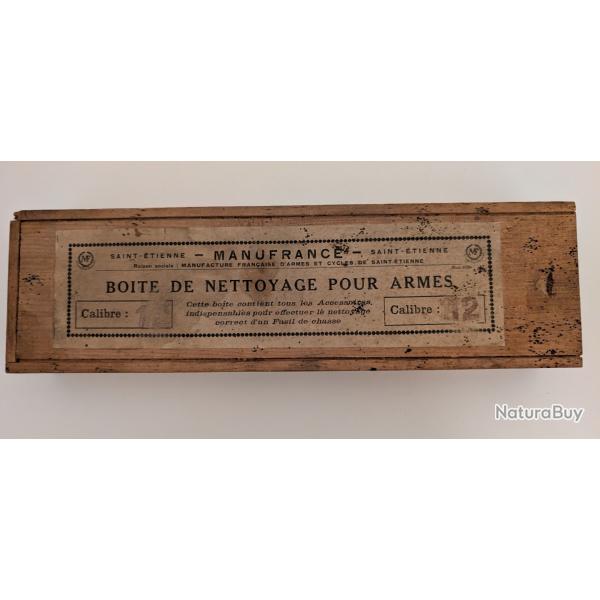 Bote pour ncessaire de nettoyage MANUFRANCE CALIBRE 12