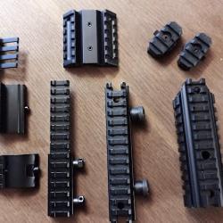 adaptateur rail picatinny airsoft