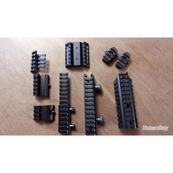 adaptateur rail picatinny airsoft