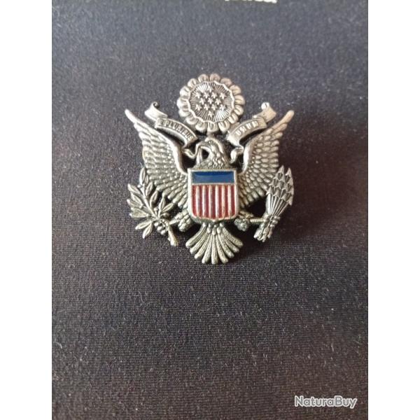 Insigne de casquette US officier annes 50 et au del