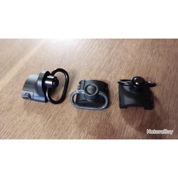 fixation QD pour rail picatinny