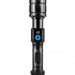 Lampe torche LED 100000 Lumens 7 modes d'éclairage, Etanche, Batterie 5000 mAh