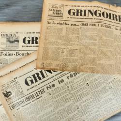 LOT D'HEBDOMADAIRES "GRINGOIRE"  année 1935.