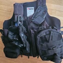 Housse de gilet tactique porte plaques de marque Ip-sa