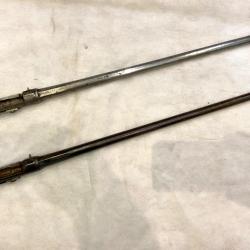 2 canons de gras 1866/74 modifiés chasse