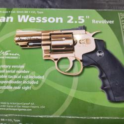 Dan Wesson 2.5" gold neuf1.7 joules