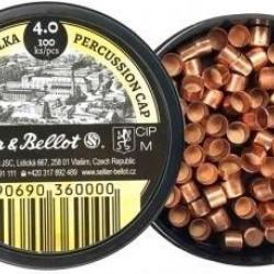 AMORCE SELLIER & BELLOT POUDRE NOIRE 4.0 X100