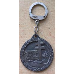 Porte-clés souvenir de l'inauguration du mémorial Charles De Gaulle