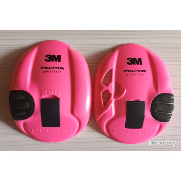PAIRE DE COQUES PELTOR 3m Rose SportTac 3M