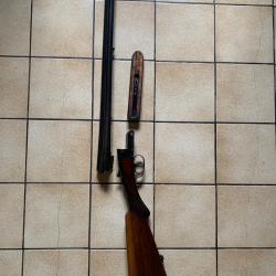 Fusil juxtaposé cal 12 x 70 fabrication stéphanoise