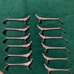 Faisan - lot de 12 porte couteaux