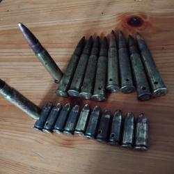 Lot munition 9 para 303 british ww2 neutralisé