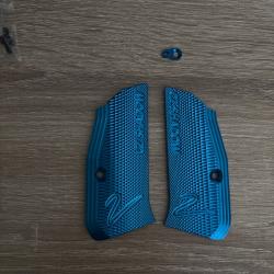 Plaquettes + bouton + fond de chargeur pour cz shadow 2 compact