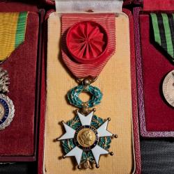 Lôt médailles militaires en Argent 1870