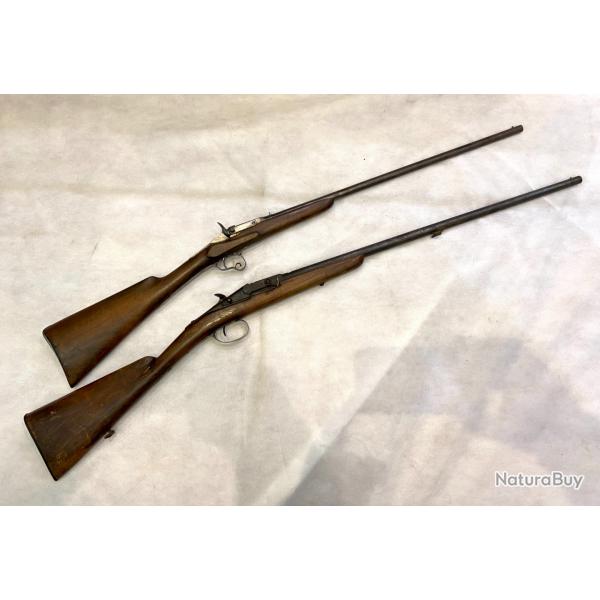 2 carabines systme Flobert