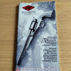 Manuel d'instruction Pietta 1858