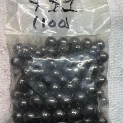 100 Balles rondes de calibre 44, diamètre 451 roulées au graphite