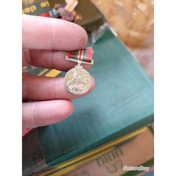 Mdaille miniature George VI 39 45