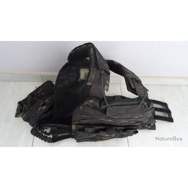 gilet tactif air soft camoufl