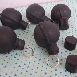 lot 5 grenades a billes air soft