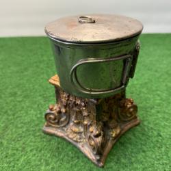 RÉCHAUD  CHROMÉ  OFFICIER /  INFIRMERIE     GUERRE DE  1914 / 1918 ET 1939 / 1945