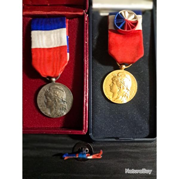 Mdailles Honneur et Travail