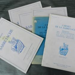 6 numéros du Carnet de la Sabretache (nouvelle série).