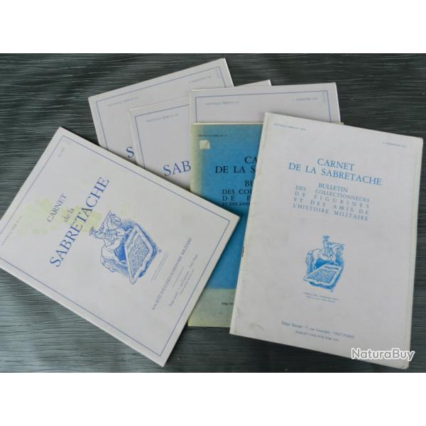 6 numros du Carnet de la Sabretache (nouvelle srie).