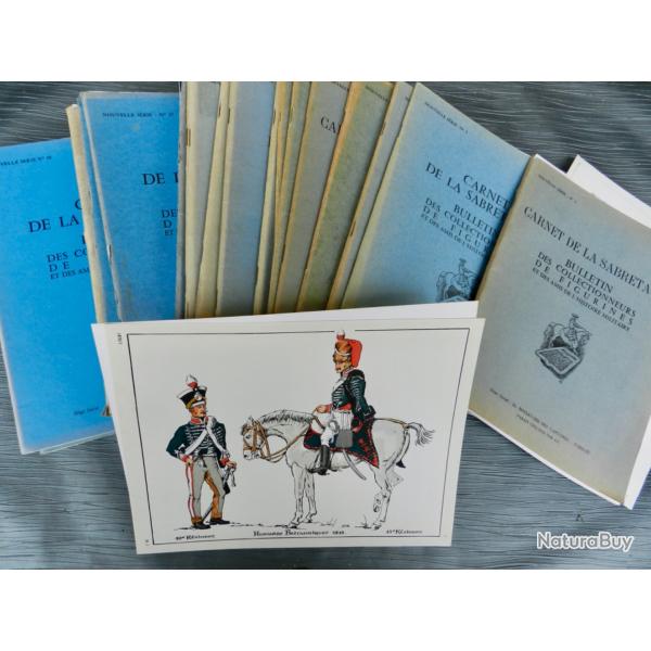 25 numros du Carnet de la Sabretache (nouvelle srie).