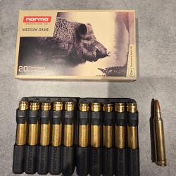 1 boîte de balles norma  point plastique 300wm 11.7g 180GR