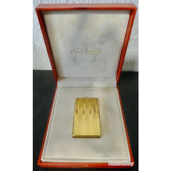 BRIQUET ST DUPONT PLAQU OR