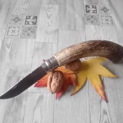 Couteau de poche Opinel 9 bois de cerf