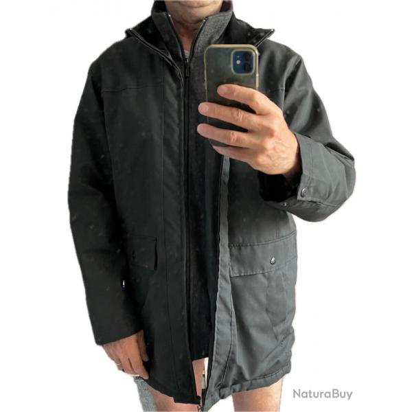 Parka urbaine Celio taille L noire dperlante